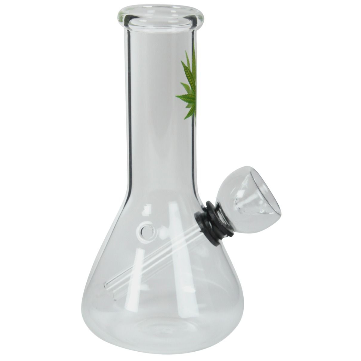 Glasbong Weed Sticker, clear 13cm