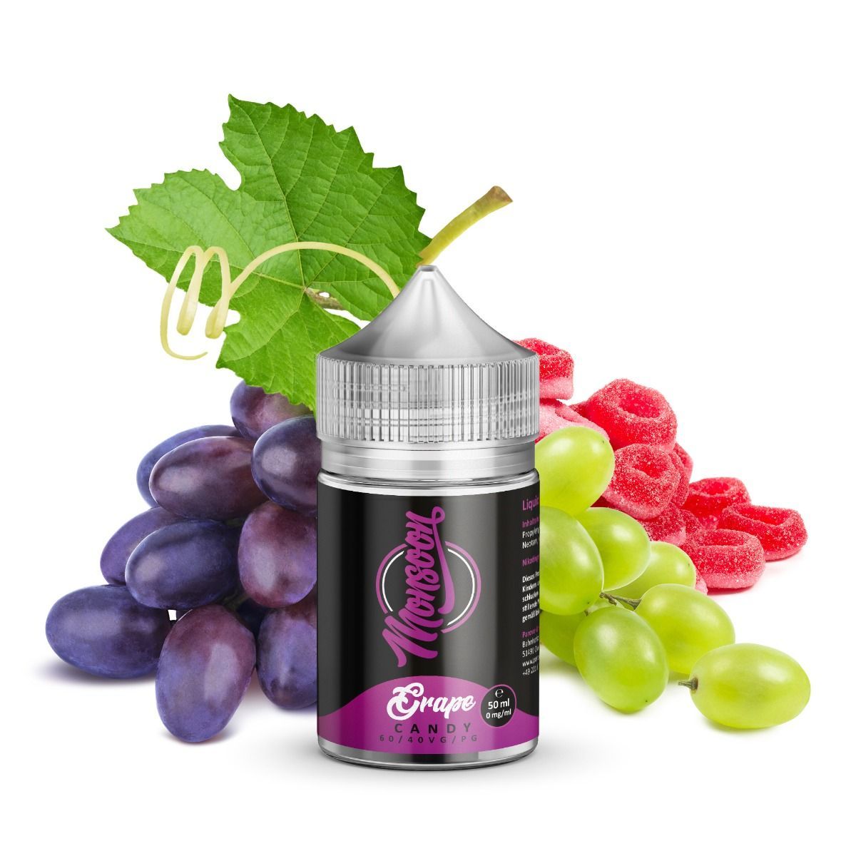 Monsoon - Lychee & Blackcurrant - 50ml - Shortfill