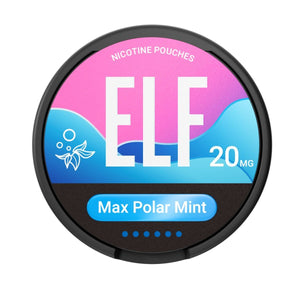 ELF Nicotine Pouches Max Polar Mint, 20mg