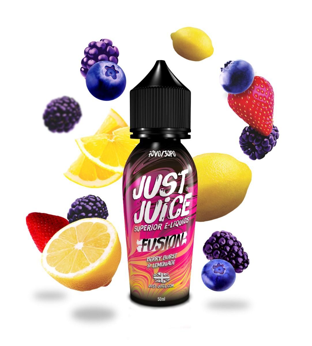 Just Juice Fusion - BERRY BURST & LEMONADE - 50ml - Shortfill
