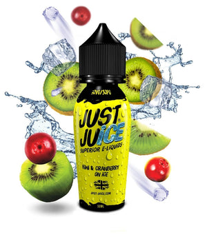 Just Juice Iconic- KIWI & CRANBERRY ON ICE - 50ml - Shortfill