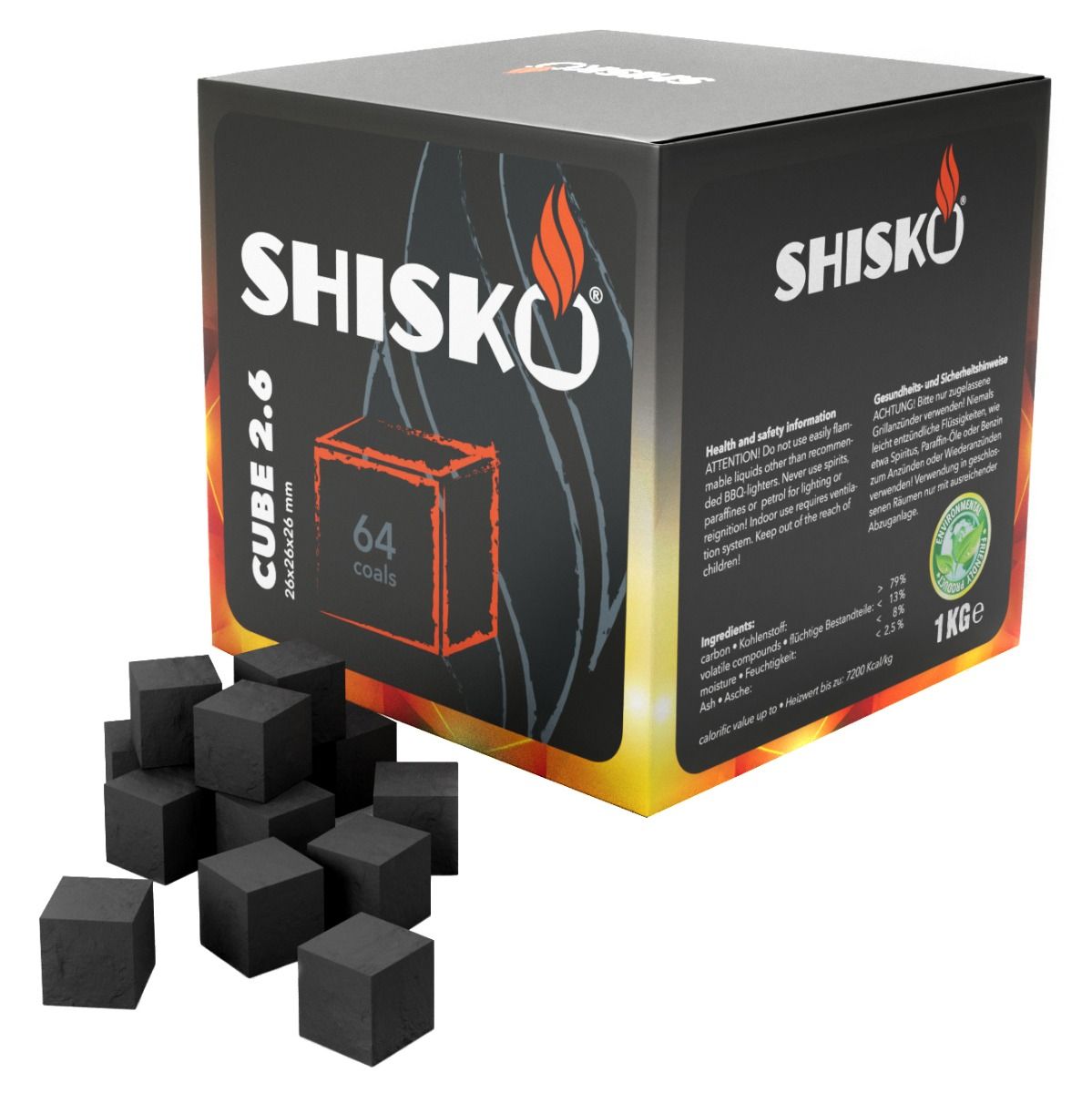 Shisko Naturkohle 26MM - 1kg - Dampfpalast - E-Zigarette Online Kaufen
