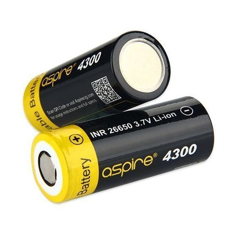 Aspire INR 26650 Batterie 4300mAh - high drain 40A - Dampfpalast - E-Zigarette Online Kaufen