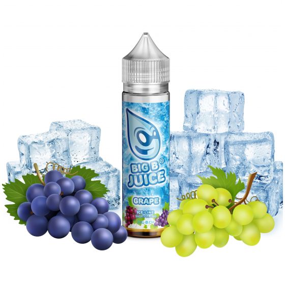 E-Liquid BIG B Juice ICE Line, Grape 50ml ''Shortfill'' - Dampfpalast - E-Zigarette Online Kaufen