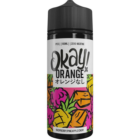 E-Liquid Okay Orange - Raspberry Pineapple Chew 100ML - Dampfpalast - E-Zigarette Online Kaufen