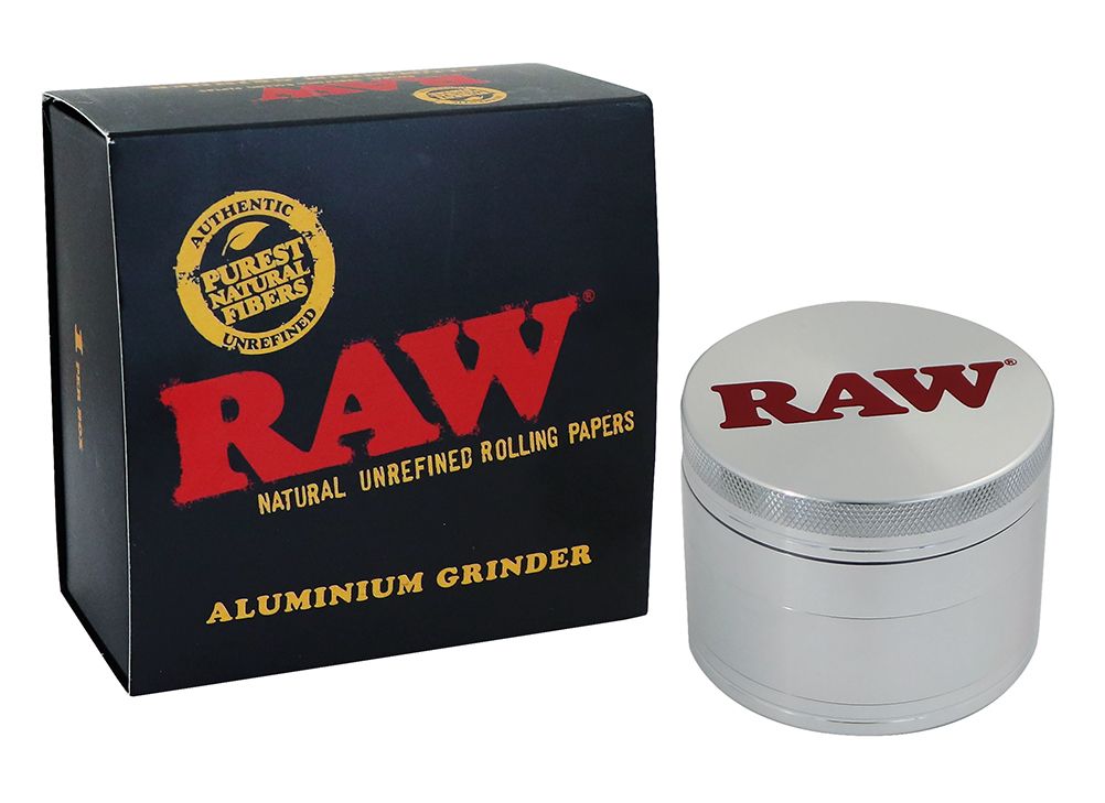 RAW - Aluminium Grinder 4-Teilig - Dampfpalast - E-Zigarette Online Kaufen